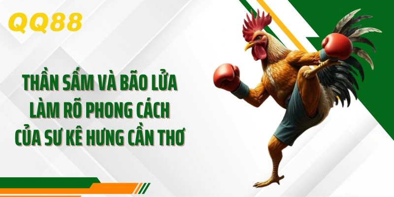 Thần Sấm và Bão Lửa làm rõ phong cách của sư kê Hưng Cần Thơ